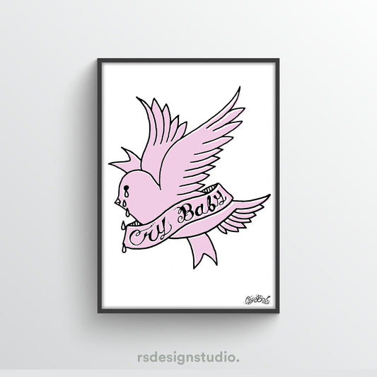 Lil Peep Crybaby Poster - rsdesignstudio