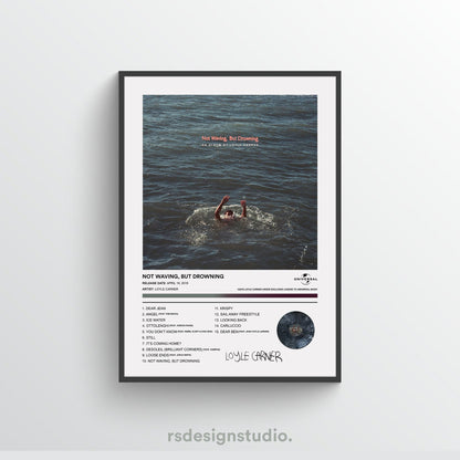 Loyle Carner NOT WAVING, BUT DROWNING Album Poster