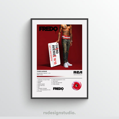 Fredo THIRD AVENUE Album Poster