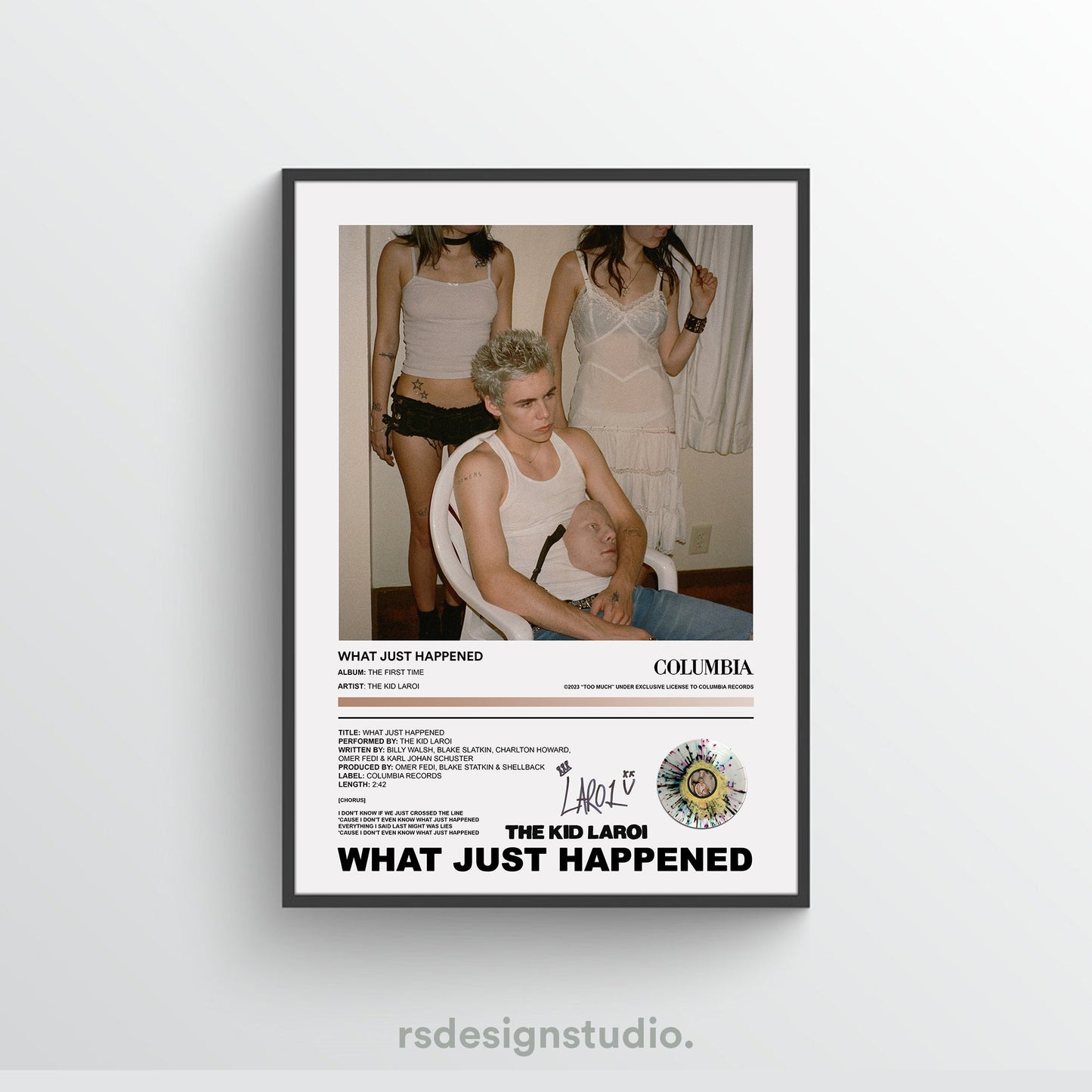 The Kid LAROI WHAT JUST HAPPENED Poster