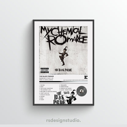 My Chemical Romance THE BLACK PARADE Album Poster