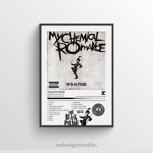 My Chemical Romance THE BLACK PARADE Album Poster