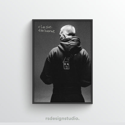 Aitch Close To Home Poster - rsdesignstudio