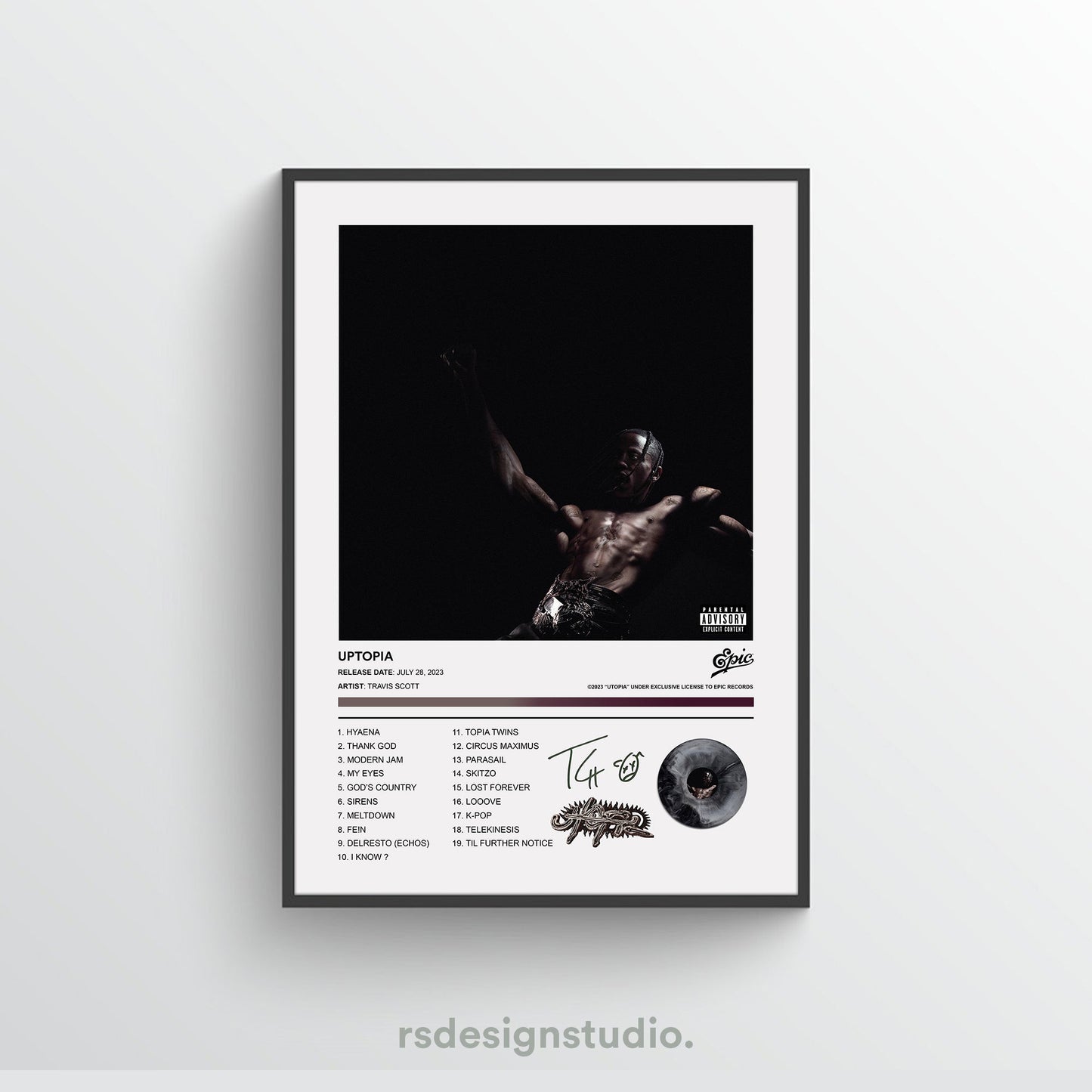 Travis Scott UTOPIA Album Poster