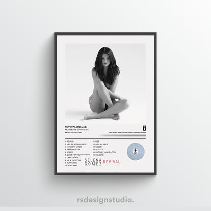 Selena Gomez REVIVAL Album Poster