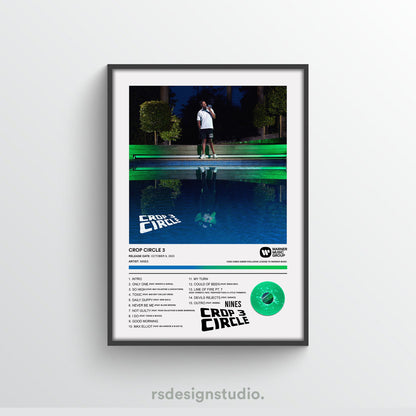 NINES CROP CIRCLE 3 Album Poster