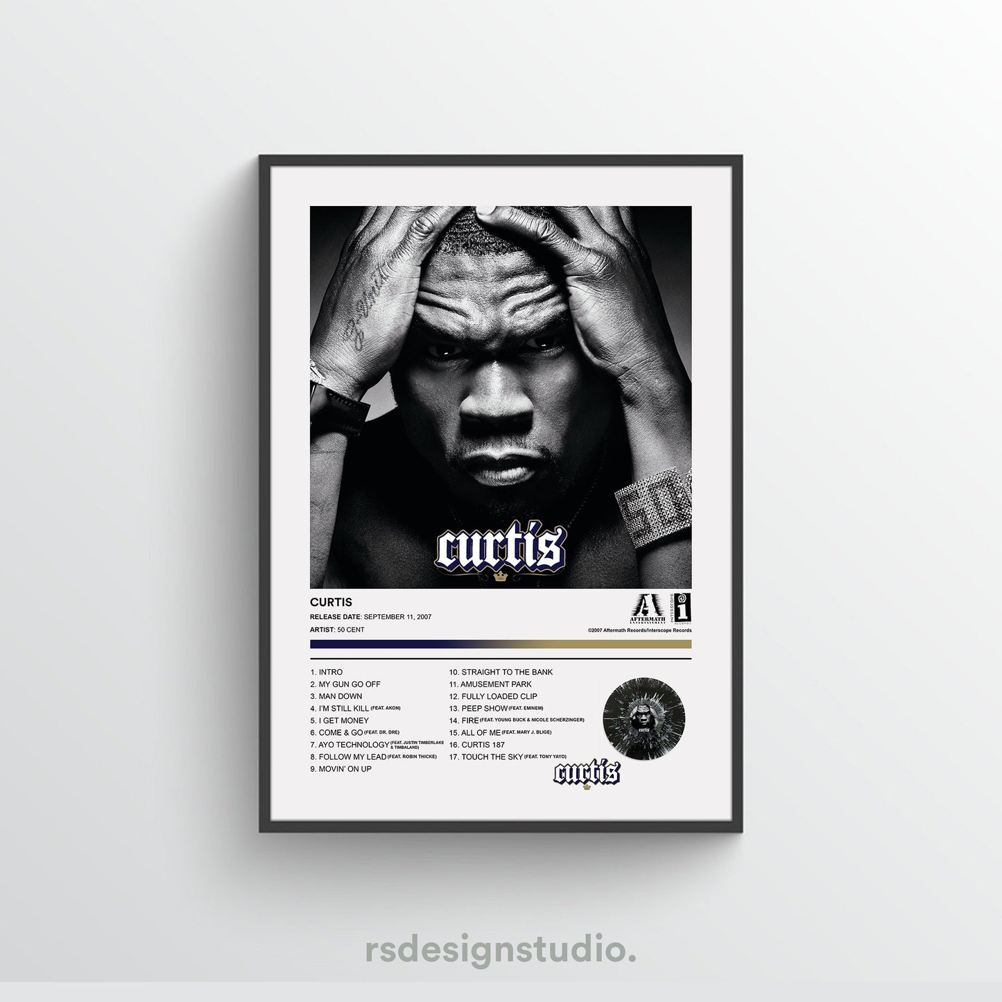 50 Cent CUTIS Album Poster