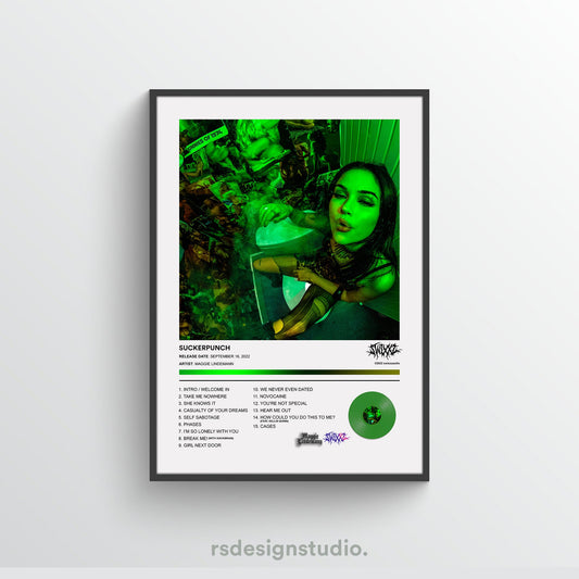 Maggie Lindemann SUCKERPUNCH Album Poster