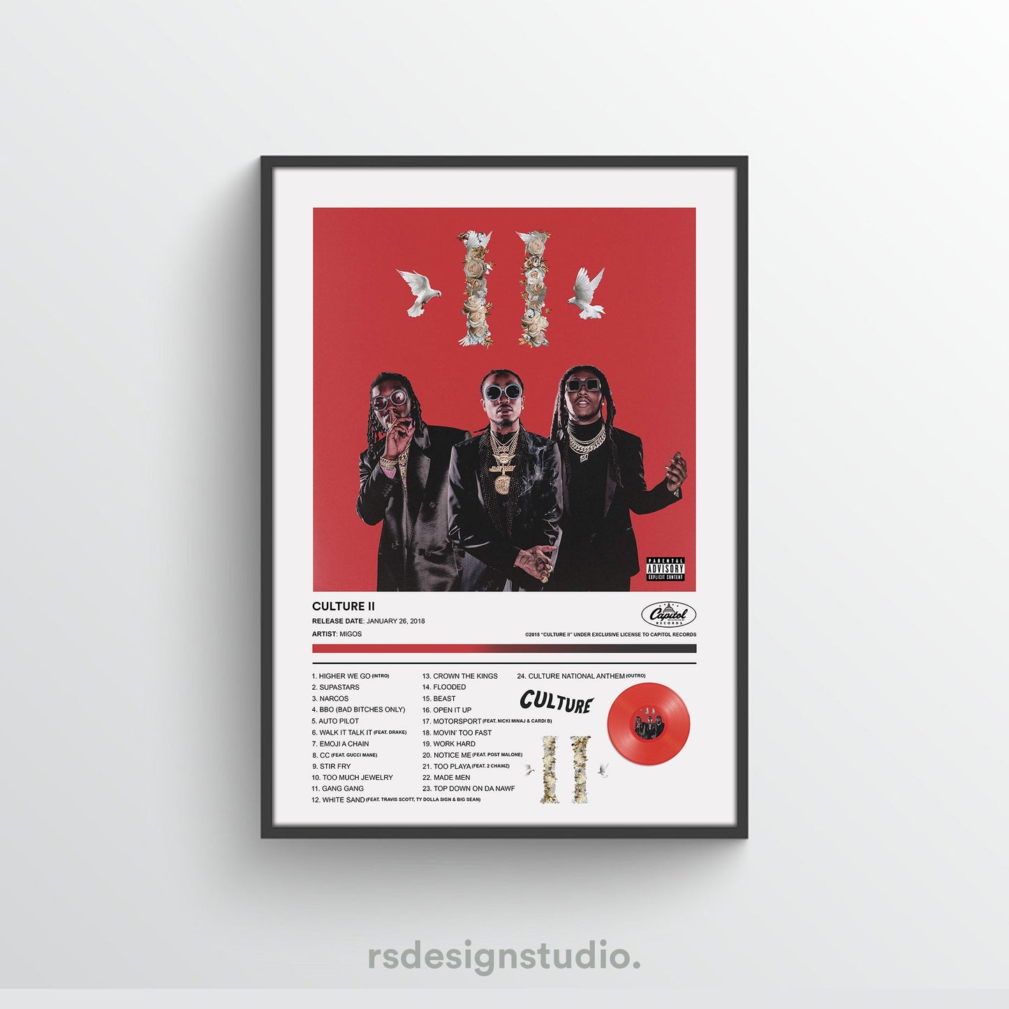 Migos CULTURE II Album Poster