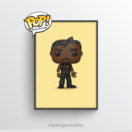 Tupac Funko Pop Poster - rsdesignstudio