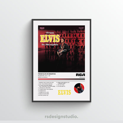 Elvis Presley FROM ELVIS IN MEMPHIS Album Poster