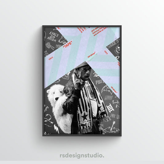 Lil Uzi Vert Luv Is Rage 2 Poster - rsdesignstudio