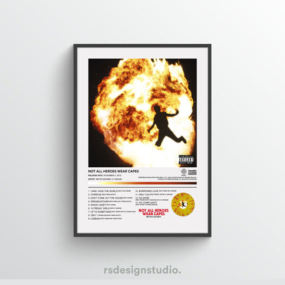 Metro Boomin & 21 Savage NOT ALL HEROES WEAR CAPES Album Poster