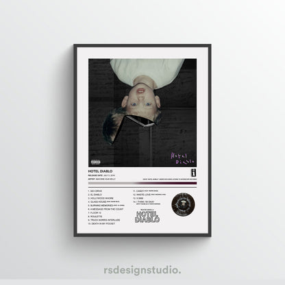 Machine Gun Kelly HOTEL DIABLO Album Poster