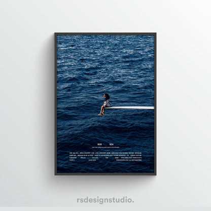 SZA SOS Tracklist Poster