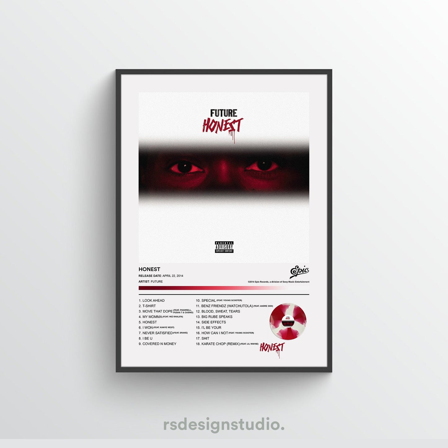 Future HONEST Album Poster