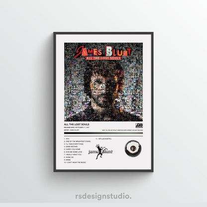 James Blunt ALL THE LOST SOULS Album Poster