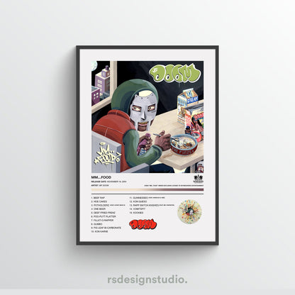 MF DOOM MM...FOOD Album Poster