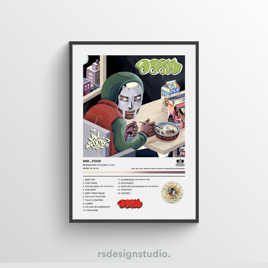 MF DOOM MM...FOOD Album Poster