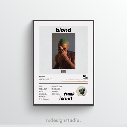 Frank Ocean BLONDE Album Poster