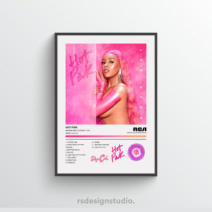 Doja Cat HOT PINK Album Poster