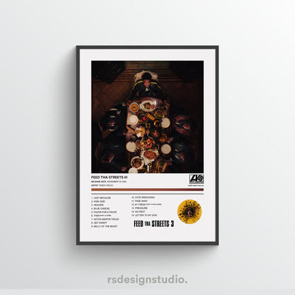 Roddy Ricch FEED THA STREETS III Album Poster