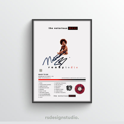 The Notorious B.I.G. Ready To Die Album Poster