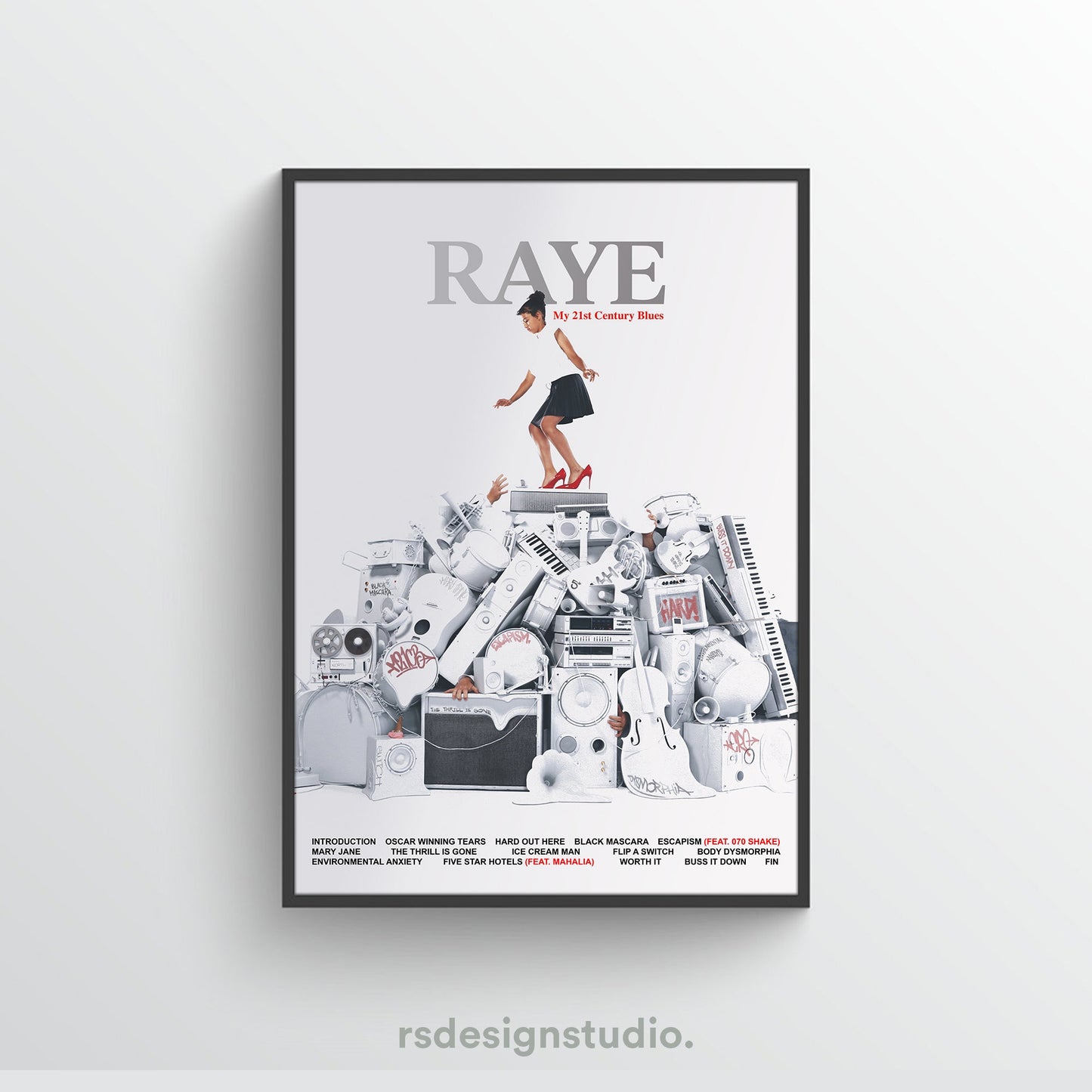 Raye MY 21ST CENTURY BLUES Tracklist Poster