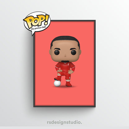 Virgil Van Dijk Funko Pop Poster - rsdesignstudio