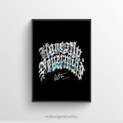 Drake Honestly, Nevermind Poster - rsdesignstudio