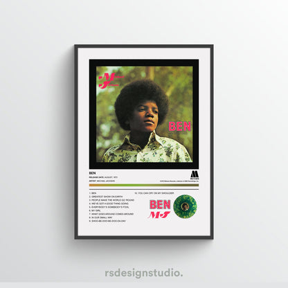 Michael Jackson BEN Album Poster