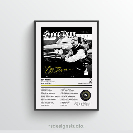 Snoop Dogg EGO TRIPPIN' Album Poster
