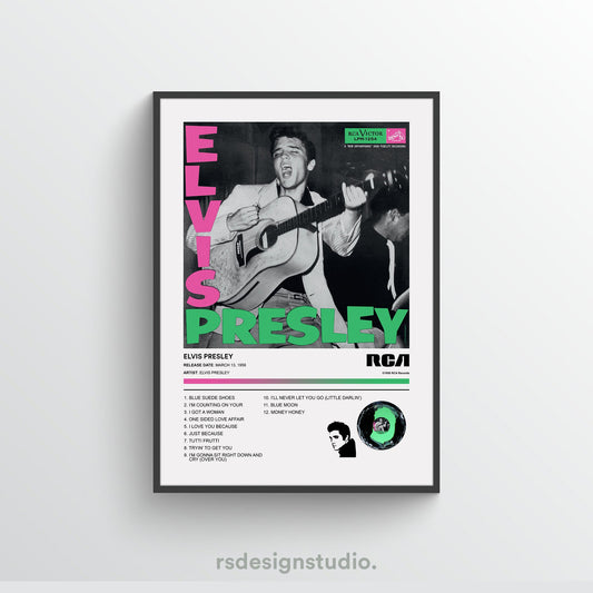 Elvis Presley ELVIS PRESLEY Album Poster