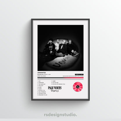 Pale Waves Unwanted Album Poster - rsdesignstudio