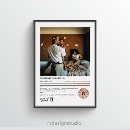 Kendrick Lamar Mr. Morale & The Big Steppers Album Poster - rsdesignstudio