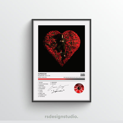 Conan Gray Superache Album Poster - rsdesignstudio