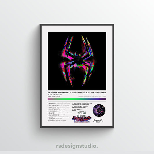 Metro Boomin SPIDER-MAN: ACROSS THE SPIDER-VERSE Album Poster