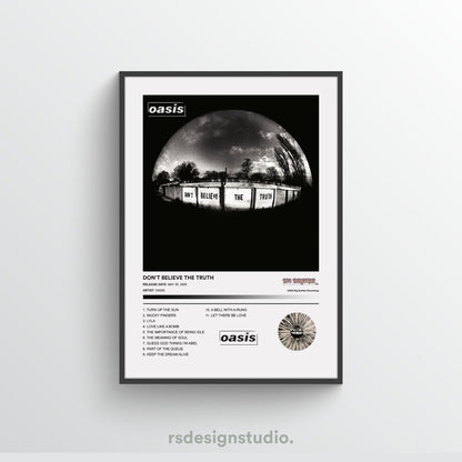 Oasis DON'T BELIEVE THE TRUTH Album Poster