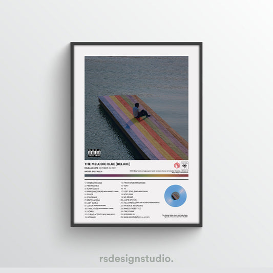 Baby Keem THE MELODIC BLUE (DELUXE) Album Poster