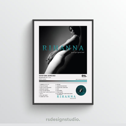 Rihanna GOOD GIRL GONE BAD Album Poster