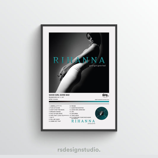 Rihanna GOOD GIRL GONE BAD Album Poster
