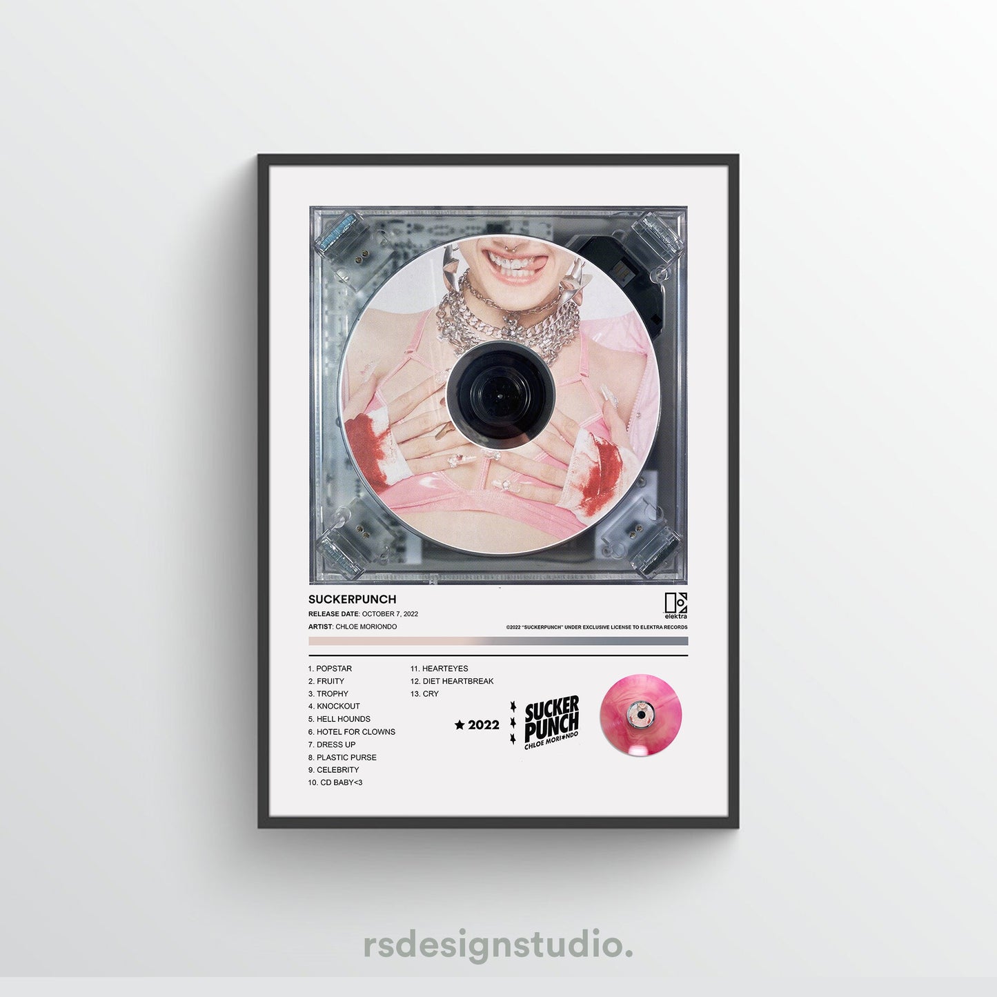 Chloe Moriondo SUCKERPUNCH Album Poster