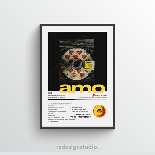Bring Me The Horizon AMO Album Poster