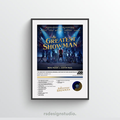 THE GREATEST SHOWMAN Soundtrack Poster