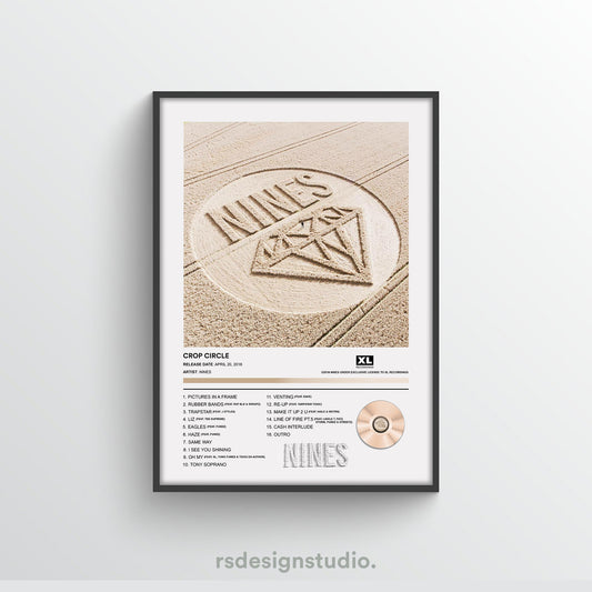 NINES Crop Circle Album Poster
