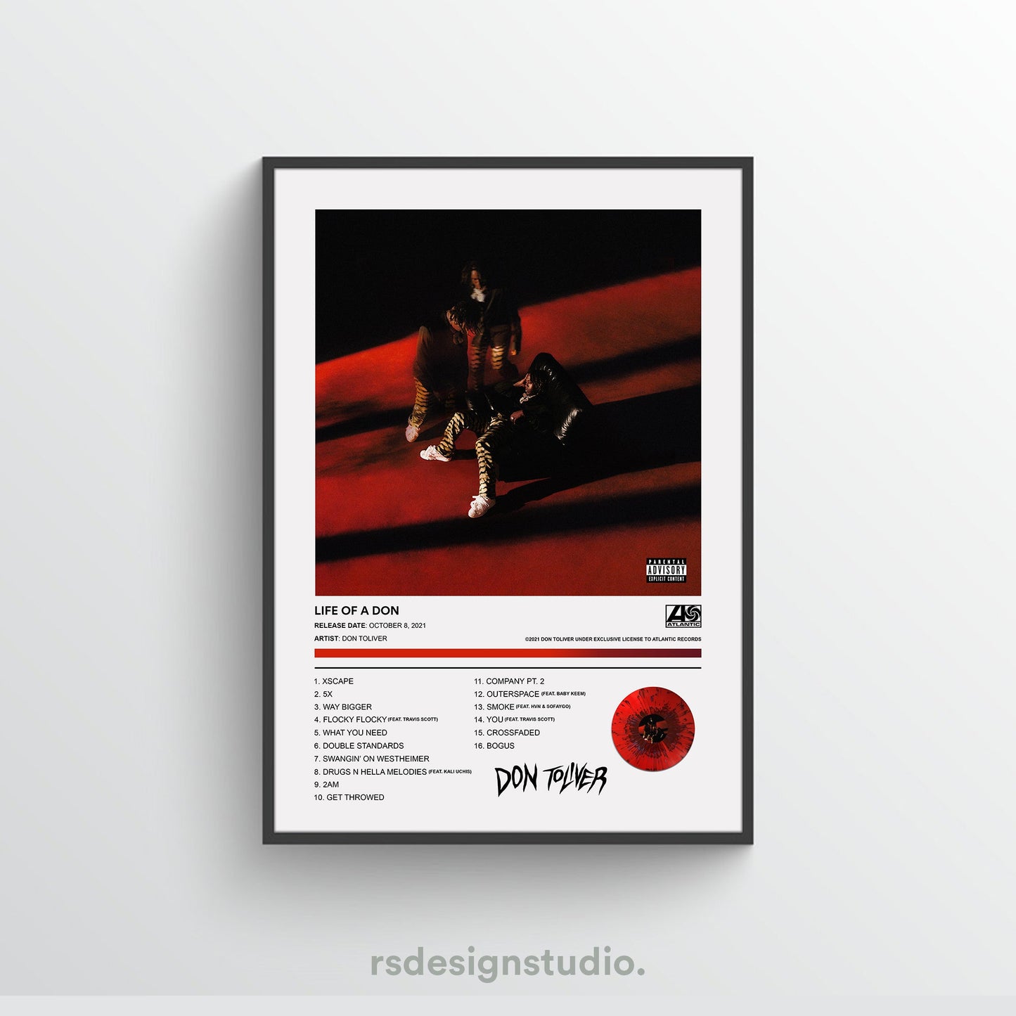 Don Toliver LIFE OF A DON Album Poster