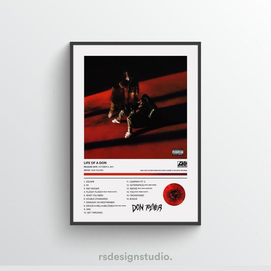 Don Toliver LIFE OF A DON Album Poster