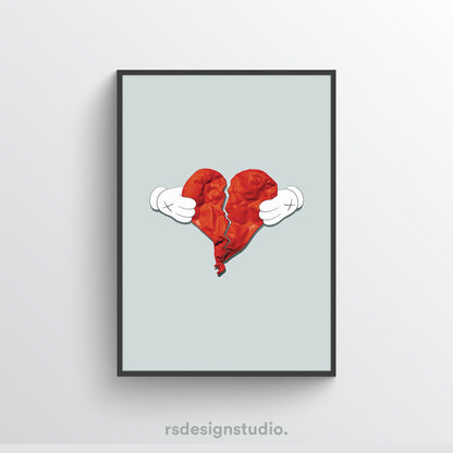 Kanye West 808s & HEARTBREAK Poster
