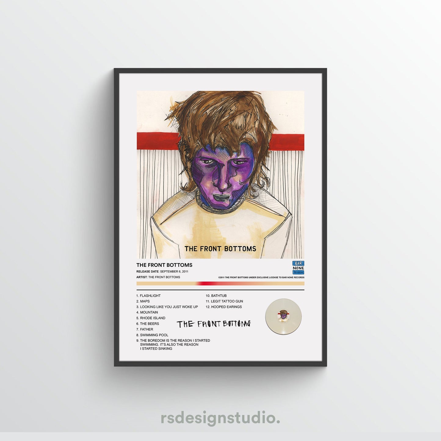 The Front Bottoms (THE FRONT BOTTOMS) Album Poster