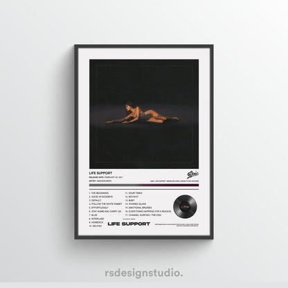 Madison Beer LIFE SUPPORT Album Poster